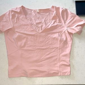 Lululemon Align Crop Tre s/s size 10